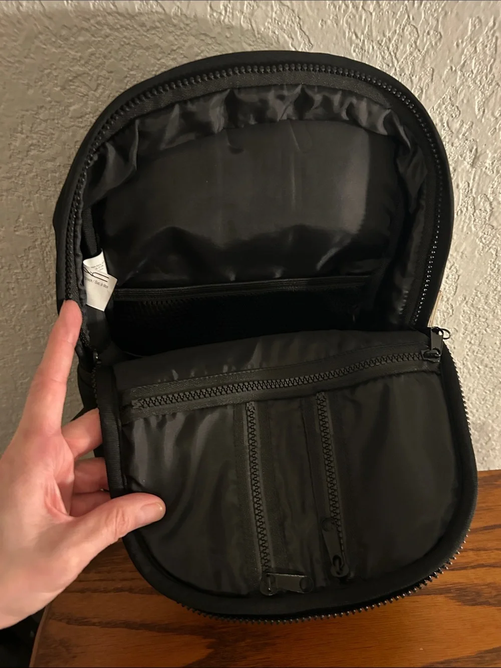 MAC Cosmetics Small Black neoprene Backpack with Free Gift!